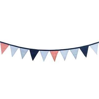 Buy little home at John Lewis Ahoy Bunting, Blue, 3m online at 