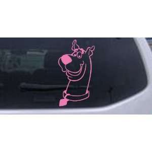 Scooby Doo Cartoons Car Window Wall Laptop Decal Sticker    Pink 6in X 