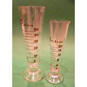  Conical Measurer, All Glass, Round Base, 20ml Industrial 