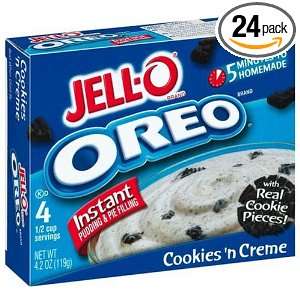 Jell O Instant Pudding & Pie Filling, Oreo Cookies n Cream, 4.2 Ounce 