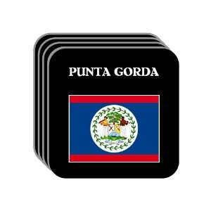  Belize   PUNTA GORDA Set of 4 Mini Mousepad Coasters 