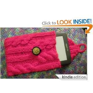 Knitted Cherry Twist eReader Device Cover Laurie Silva  