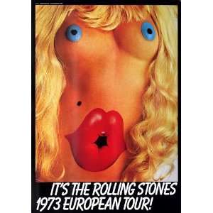  The Rolling Stones   European Tour 1973   CONCERT   POSTER 