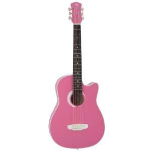   Aurora Petite Dreadnought Acoustic Guitar, Rose Musical Instruments