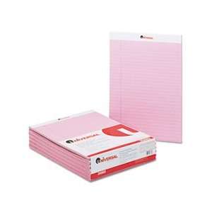  Colored Perforated Note Pads, 8 1/2 x 11, Pink, 50 Sheet 
