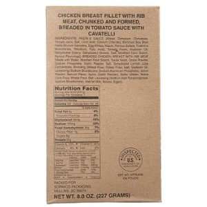 Chicken Cavatelli MRE (Meals Ready to Eat)  Grocery 