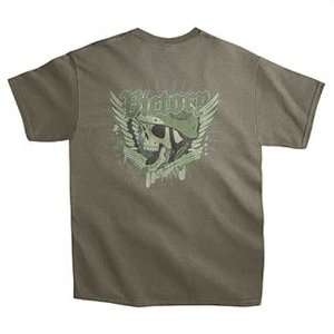  Victory Motorcycles Victory Army Green Battle Skull Tee 2X 