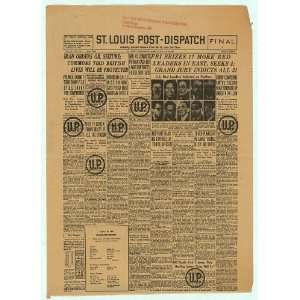  St Louis,Post Dispatch,1951,Stamps,United Press,1951