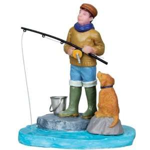   Plymouth Corners Fishing with Max Figurine #02801