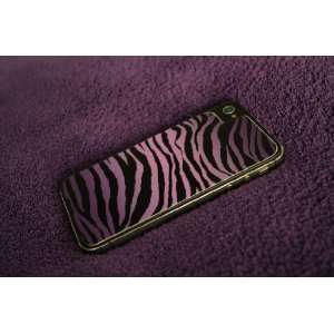 Purple Zebra Decal for iPhones (3G / 3Gs / 4 / 4S)   SERIES 1   glossy 
