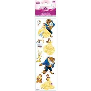  Disney Beauty and the Beast Dimensional Scrapbook Stickers 