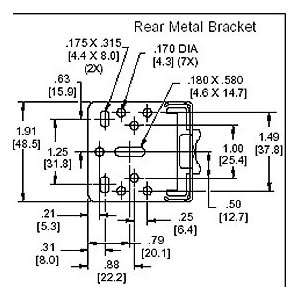  Accuride   AC 4080 0508 CE   REAR BRACKET 3832