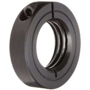 Climax Metal ISTC 137 06 One Piece Threaded Clamping Collar, Black 