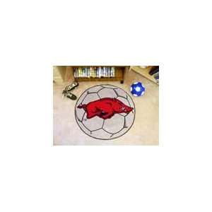  Arkansas Razorbacks Soccer Ball Rug