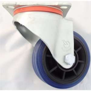  4ACAS 4 Case Caster Swivel Soft rubber wheel