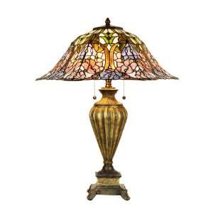   Light Floral Tiffany Table Lamp (0923 XCDS017)