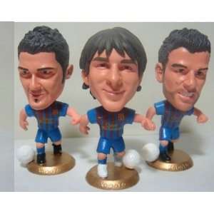  Barcelona Jersey Messi David Villa FABREGAS Toy Figure 