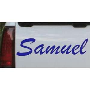  Blue 60in X 14.0in    Samuel Car Window Wall Laptop Decal 