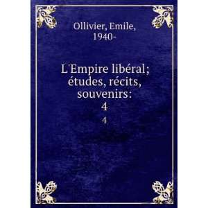   ral; Ã©tudes, rÃ©cits, souvenirs. 4 Emile, 1940  Ollivier Books