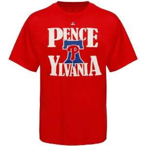  Hunter Pence Philadelphia Phillies Majestic Red Pence 