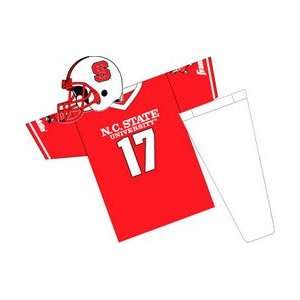 NC State Wolfpack Youth NCAA Team Helmet and Uniform Set by Franklin 