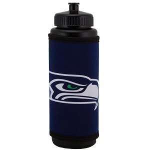 Seattle Seahawks 32oz. Sports Bottle with Steel Blue Team Logo Bottle 
