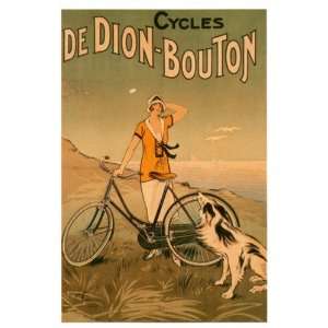  Cycles De Dion Bouton Poster Print