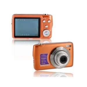   Digital Zoom Function Anti shake Digital Camera (Orange) Electronics