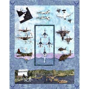  Winddancer Air Force Quilt Pattern Arts, Crafts & Sewing