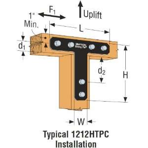 Simpson Strong Tie 1212HTPC 12 x 12 x 2 1/2 Ornamental T Beam to 