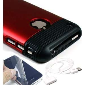   Iphone Screen Protector + Iphone3G iphone3Gs Car Charger + WristBand
