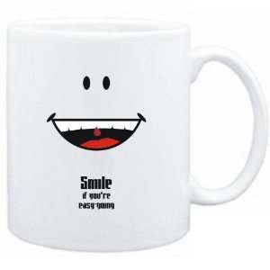   Mug White  Smile if youre easy going  Adjetives