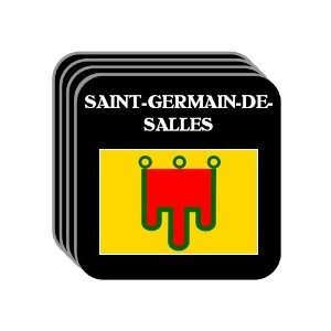 Auvergne   SAINT GERMAIN DE SALLES Set of 4 Mini Mousepad Coasters