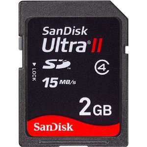  SanDisk 2GB Ultra II SD Class 4 Card Secure Digital Flash 