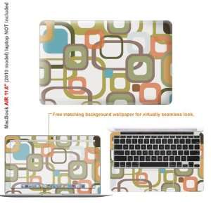 Protective Decal Skin Sticker for Macbook AIR 11 with 11.6 inch screen 