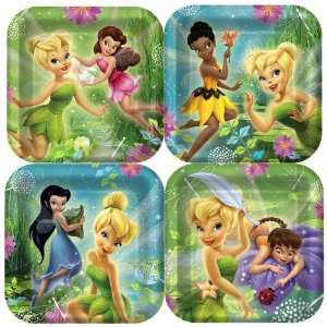    Disneys Tinker Bell and Fairies Dessert Plates Toys & Games