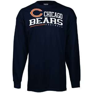  Reebok Chicago Bears Arched Horizon Long Sleeve T Shirt 
