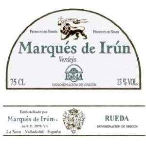  Marques de Irun Verdejo 2007 Grocery & Gourmet Food