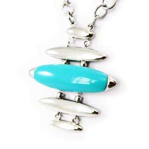  Necklace steel Calypso turquoise. Jewelry