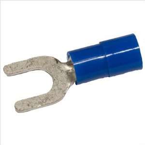 Nylon Insulated Spade Terminals in Blue with 16 14 Wire and 4 Stud 