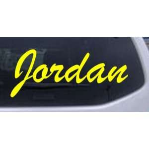  Yellow 28in X 11.2in    Jordan Car Window Wall Laptop 