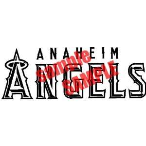  ANAHEIM ANGELS 1 TEAM MLB WHITE VINYL DECAL STICKER 