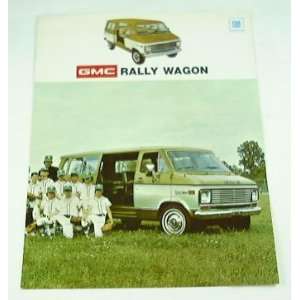  1974 74 GMC RALLY WAGON Van BROCHURE 