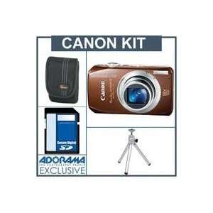  Canon PowerShot SD4500IS Digital ELPH Camera Kit   Brown 