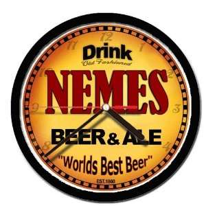  NEMES beer and ale cerveza wall clock 