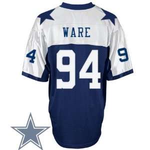 Dallas Cowboys #94 DeMarcus Ware Blue Thanksgivings Jersey Authentic 