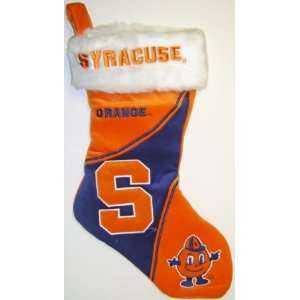 Syracuse Orange NCAA 3 Tone Plush Stocking  Sports 