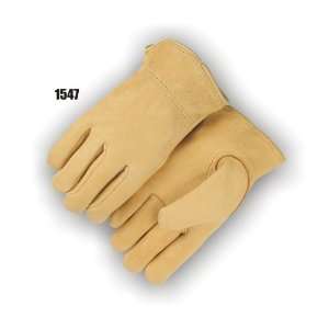 Leather Work Glove, #1547 Elkskin Drivers Medium Weight, size 9, 12 