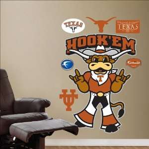  Texas Mascot   HookEm Fathead Toys & Games