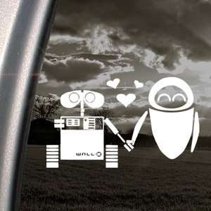  DISNEY Decal WALL E EVE ROBOT LOVE Window Sticker Arts 